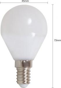 Abilite żarówka E14 "KULKA-MLECZNA", 420lm (5901583546877) 5