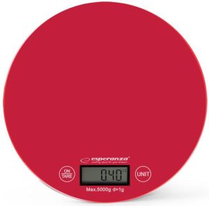 Waga kuchenna Esperanza Mango EKS003R czerwona 2