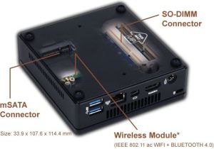 Komputer Gigabyte BRIX GB-BXi3H-5010 - (GB-BXi3H-5010 XB3B6H BK) 2