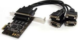 Kontroler StarTech PCIe x1 - Port szeregowy RS-232 DB9 (PEX4S553B) 1