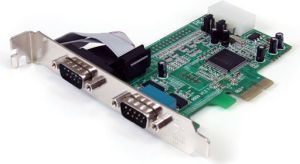 Kontroler StarTech PCIe x1 - 2x Port szeregowy RS-232 DB9 (PEX2S553) 1