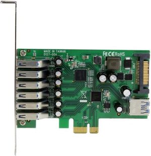 Kontroler StarTech PCIe 2.0 x1 - 7x USB 3.0 (PEXUSB3S7) 2