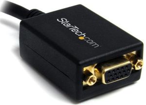 Adapter AV StarTech DisplayPort - D-Sub (VGA) czarny (DP2VGA2) 2