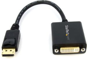 Adapter AV StarTech DisplayPort - DVI-D 0.15m czarny (DP2DVI2) 1