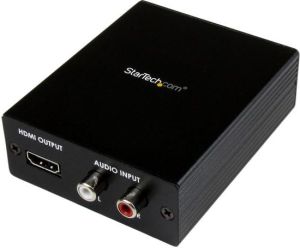 Adapter AV StarTech D-Sub (VGA) - HDMI + RCA (Cinch) czarny (VGA2HD2) 1