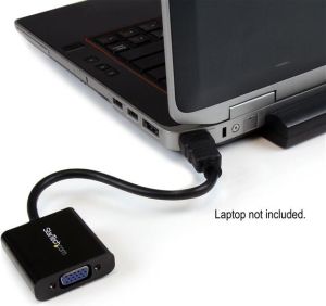 Adapter AV StarTech HDMI - D-Sub (VGA) czarny (HD2VGAE2) 4