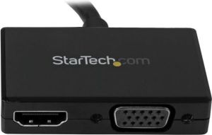 Adapter AV StarTech DisplayPort - HDMI - D-Sub (VGA) czarny (DP2HDVGA) 2