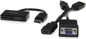 Adapter AV StarTech DisplayPort - HDMI - D-Sub (VGA) czarny (DP2HDVGA) 4