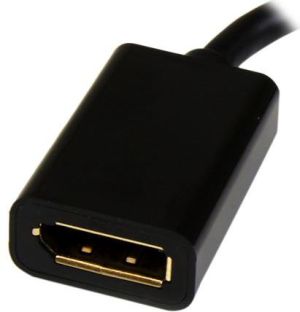 Adapter AV StarTech DisplayPort Mini - DisplayPort czarny (MDP2DPMF6IN) 2