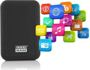 Dysk zewnętrzny HDD GoodRam HDD 1 TB Czarny (HDDGR-01-1000) 2