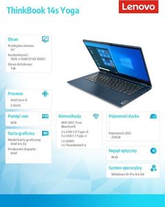 Laptop Lenovo ThinkBook 14s Yoga (20WE001APB) 4