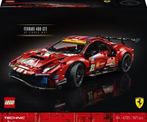 LEGO Technic Ferrari 488 GTE AF Corse #51 (42125) 1