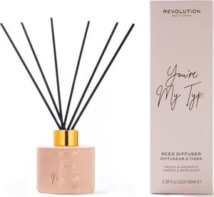 Makeup Revolution Revolution Beauty Dyfuzor zapachowy do pomieszczeń You Are My Type - patyczki+olejek 100ml 1