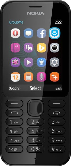 Telefon komórkowy Nokia 222 Czarny (DualSIM) (A00026075) 1
