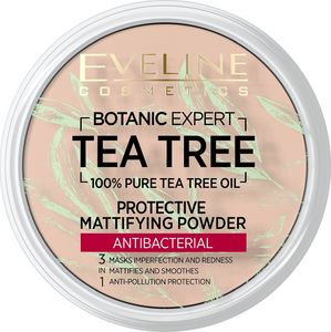 Eveline Eveline Botanic Expert Tea Tree Antybakteryjny Puder matujący i ochronny nr 02 12g 1