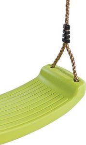 Huśtawka KBT Huśtawka ogrodowa deska wraz z linami o regulowanej wysokości - zielone jabłuszko 2