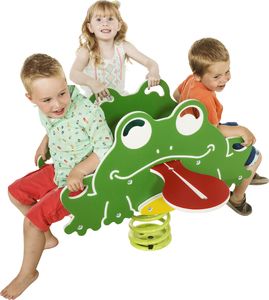 Huśtawka KBT Bujak na sprężynie ŻABA dla czworga dzieci (176.010.001.001) 2