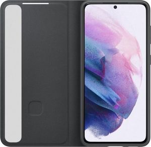 Samsung Etui Smart Clear View Cover Galaxy S21 czarne (EF-ZG991CBEGEE) 3