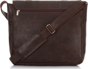 Torba Paolo Peruzzi TORBA MĘSKA DO PRACY BRĄZOWA PAOLO PERUZZI S-20-BR 4