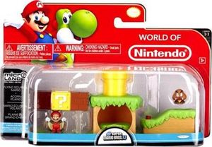 Figurka Jakks Pacific World of Nintendo: Micro Land Playset Mario & Acorn Plains Playset (68545) 1