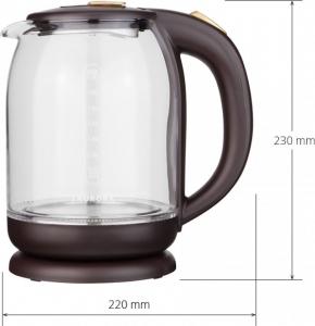 Czajnik Aurora AU3502 Bordowy 3