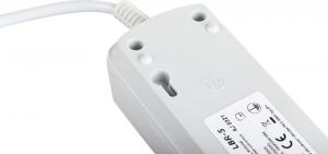 Listwa zasilająca Libox przeciwprzepięciowa 5 gniazd 5 m biała (LBR-5) 5