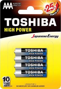 Toshiba Bateria High Power AAA / R03 4 szt. 1