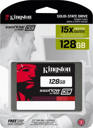 Dysk SSD Kingston 128 GB 2.5" SATA III (SKC400S37/128G) 3