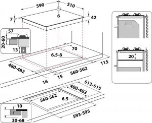 Płyta grzewcza Whirlpool AKTL 629/S 7