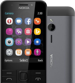 Telefon komórkowy Nokia 230 Dual SIM Czarno-szary 2