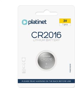 Platinet Bateria CR2016 1 szt. 1
