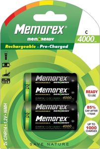 Memorex Akumulator C / R14 4000mAh 2 szt. 1