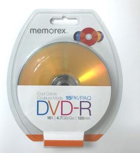 Memorex DVD+R 4.7 GB 16x 15 sztuk (MED1615-) 1