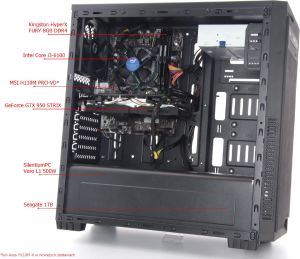 Komputer Core i3-6100, 8 GB, GTX 950, 1 TB HDD Windows 10 Home 11