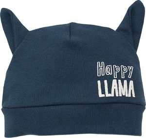 PINOKIO Czapka niemowlęca Happy Llama Pinokio granat 56 1