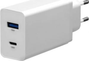 Ładowarka Platinet 1x USB-A 1x USB-C 3 A (PLCUPD18W) 1