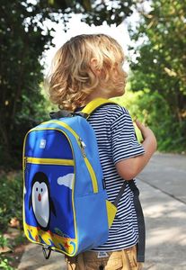 Hugger Plecak dla dziecka Hugger, Skooly, wiek 3-6 lat, wzór Beach Penguin 1