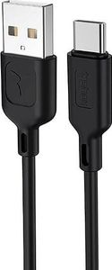 Kabel USB T-Phox USB-A - USB-C Czarny 1