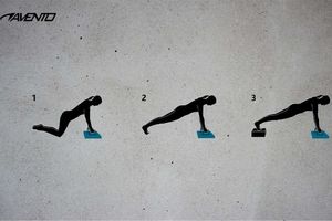 Avento Avento Deska do pompek, składana 4