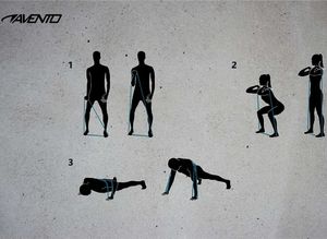 Avento Powerband średni opór szary 1 szt. 3