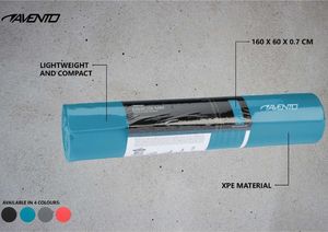 Avento Mata treningowa XPE 160 cm x 60 cm x 0.7 cm niebieska 6