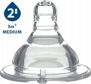 BabyOno Smoczek antykolkowy do butelek szerokootworowych średni przepływ (1205) 2