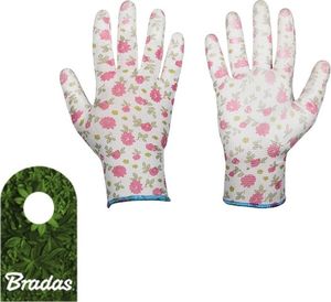 Bradas Rękawice ogrodnicze powlekane Pure Pretty rozmiar 7" (9944) 2
