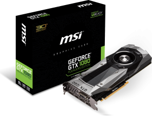 Karta graficzna MSI GeForce GTX 1080 Founders Edition 8GB GDDR5X VR Ready (256 bit) 3x DP, HDMI, DVI (GeForce GTX 1080 Founders Edit) 5