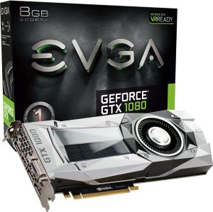 Karta graficzna EVGA GeForce GTX 1080 Founders Edition VR Ready 8GB GDDR5X (256 bit) 3x DP, HDMI, DVI (08G-P4-6180-KR) 1
