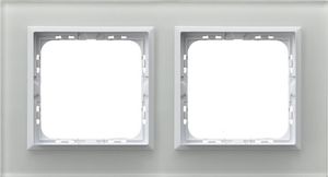 Ospel Ramka Podwójna Białe Szkło IMPRESJA OSPEL 1