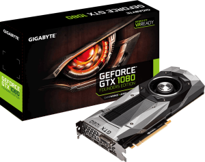 Karta graficzna Gigabyte GeForce GTX 1080 Founders Edition 8GB GDDR5X (256 bit) DVI-D, HDMI, 3x DP, BOX (GV-N1080D5X-8GD-B) 1