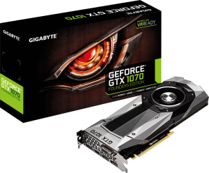 Karta graficzna Gigabyte GeForce GTX 1070 Founders Edition 8GB GDDR5 (256 bit) DVI-D, 3x DP, HDMI, BOX (GV-N1070D5-8GD-B) 1