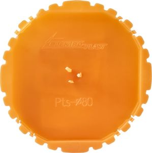 Elektro-Plast Pokrywa sygnalizacyjna puszki 80mm 50szt. pomarańczowa 13.18 E-P 3661 1