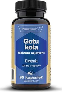 Pharmovit Wąkrotka azjatycka Gotu kola 4:1 ekstrakt 125 mg 90 kapsułek PharmoVit 1